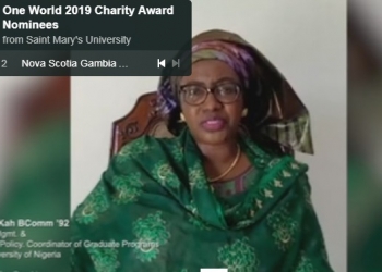 Nova Scotia Gambia Scoops Top Prize at St. Mary's Gala Night, Thanks AUN Community for Support