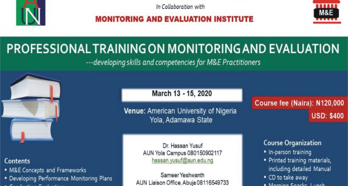 AUN to Offer Courses in Monitoring &amp; Evaluation