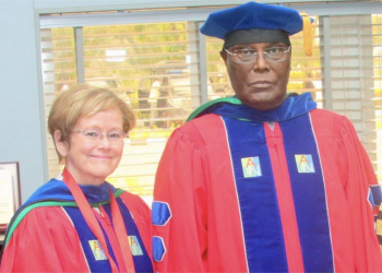 President Ensign Congratulates HE Atiku Abubakar on Academic Milestone  