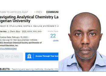 In another AUN Research Collaboration, Prof Agboola, Lab Technologists Study Hybrid Laboratory Practice During Covid-19 Lockdown