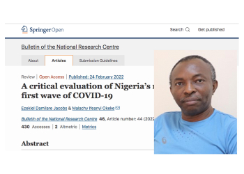 The Highs and Lows of Nigeria's Covid-19 Response Strategy Highlighted in a Study by AUN Virologist, Professor Malachy Okeke