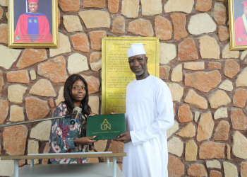 Earth Day at AUN: Honor Society President Pwagwadi Madwatte Explains Legislation by Students Banning Use of Plastics