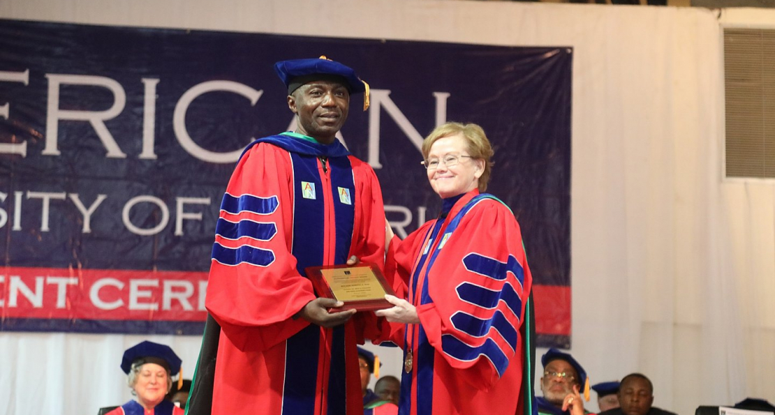 Professor of Chemistry Bolade Agboola is 2022 Outstanding AUN Faculty