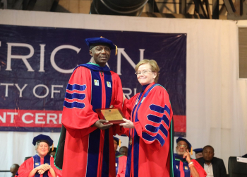 Professor of Chemistry Bolade Agboola is 2022 Outstanding AUN Faculty
