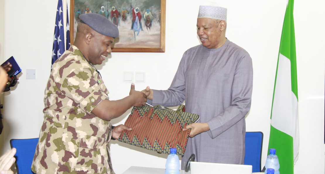 Air Force Commander Visits AUN President Professor Attahir, Seeks Collaboration on Research, Intelligence Sharing