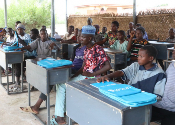 UNICEF Donates Educational Materials to AUN Feed and Learn Pupils