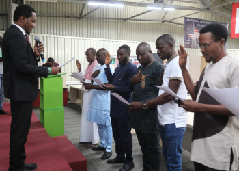 AUNCS Swears in New EXCO