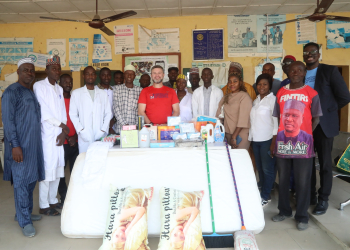 AUN President Frazier Donates Essential Medical Kits to local clinic   