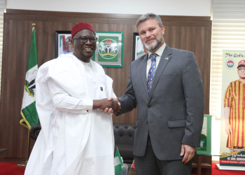 Governor Ahmadu Fintiri Receives AUN President, delegation