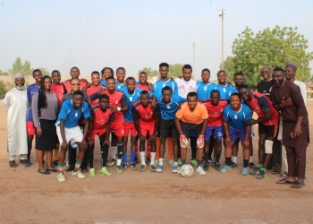 Teams play goalless in friendly match