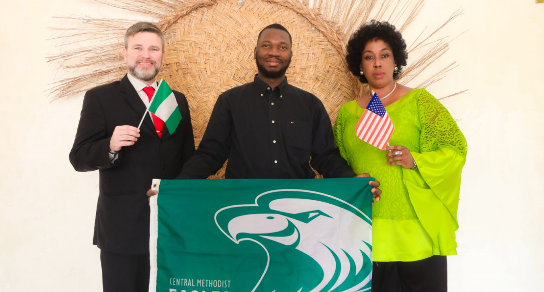 AUN's Study-Abroad, CMD Senior, Akachukwu Madueke is to Attend Central Methodist University, USA   