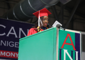 Class Speaker Salome Asibi Bitrus Inspires Graduates at 15th Commencement