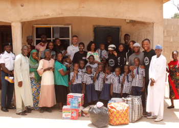 Spreading love and kindness, the AUN Honor Society visits local orphanage, donates essentials, brings smiles