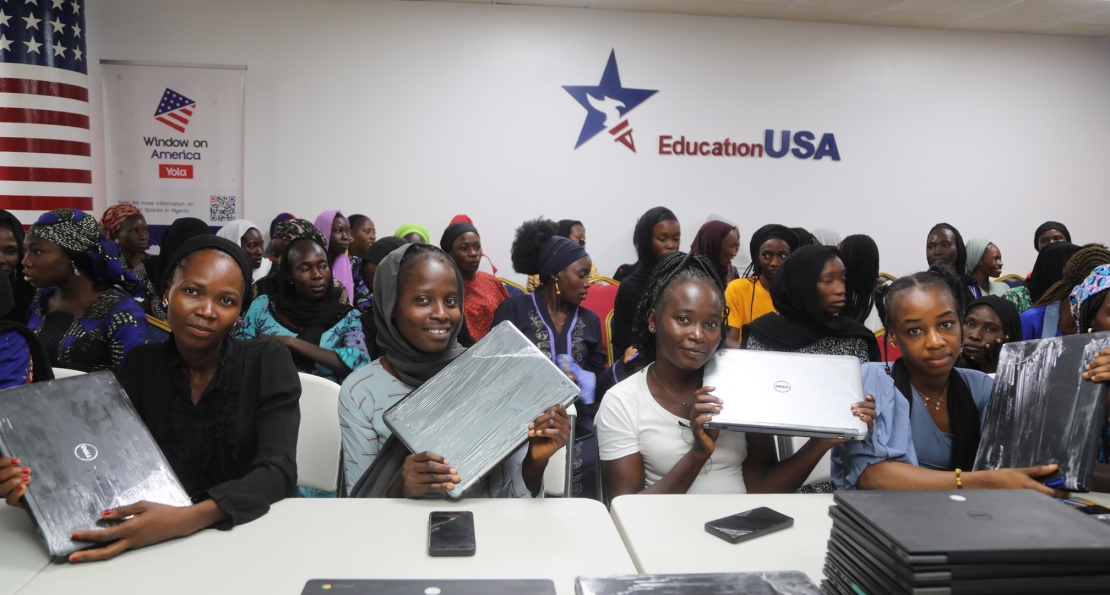 Empowering Education: British Journalist Isha Sesay Donates Laptops to Chibok Girls at AUN, as Community Marks 11th Anniversary of Abduction