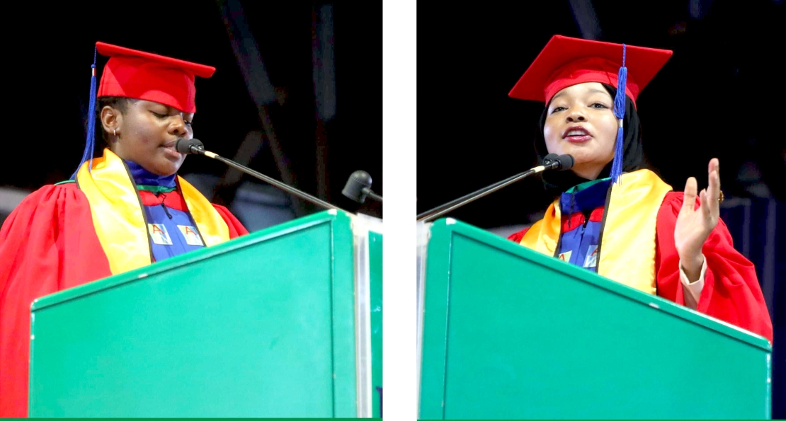 Two Voices, One Journey, 16th Commencement Ceremony Class Speakers Reflect
