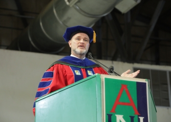 President DeWayne Frazier Charges New Students to Embody AUN's Core Values