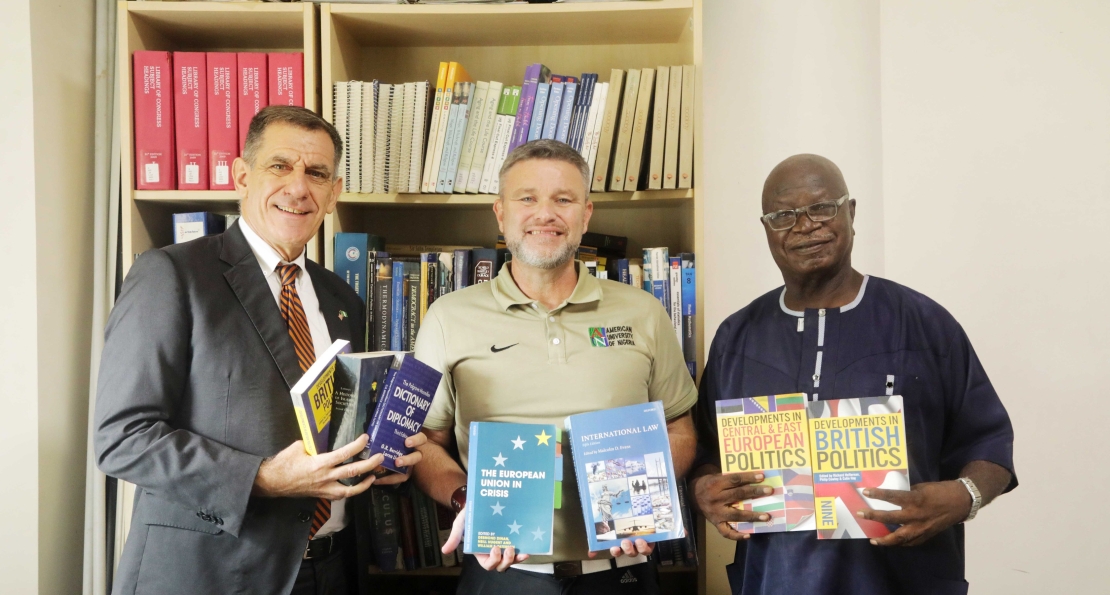 AUN Library Enriched by Dean Patrick Fay’s Major Book Donation