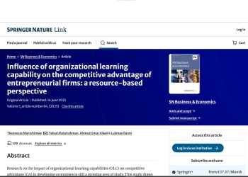 Study Finds Learning and Knowledge Sharing Drives Business Success in Developing Economies