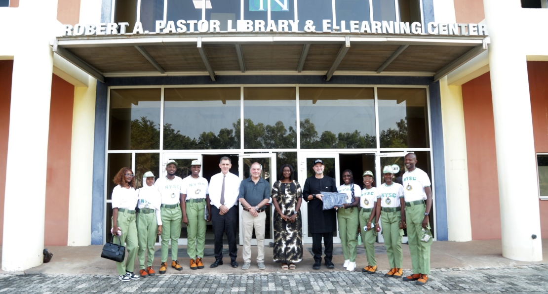 Batch ‘C’ AUN Corps Members Pay Heartfelt Tribute to the President