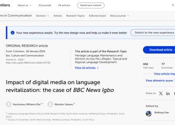 AUN Scholar Identifies Digital Media as a Catalyst for Igbo Language Revitalization