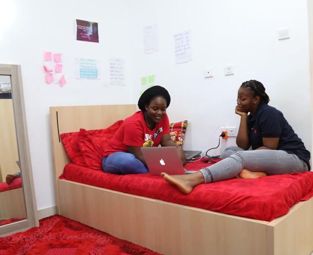 AUN students in a residence hall
